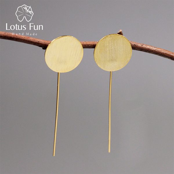 lotus fun real 925 sterling silver handmade creative designer fine jewelry minimalism style round dangle earrings for women, Golden;silver
lotus fun real 925 sterling silver handmade creative designer fine jewelry minimalism style round dangle earrings for women, Golden;silver