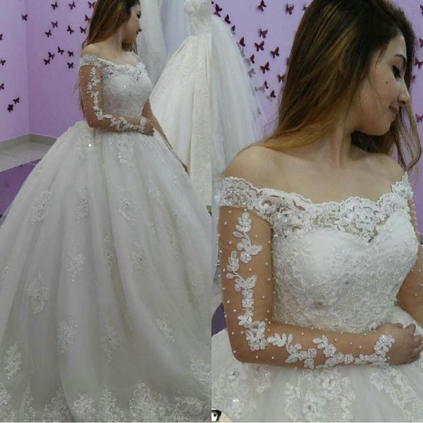 arabic dubai ball gown princess wedding dresses 2019 long sleeves lace appliques church formal bride bridal gown plus size custom made
arabic dubai ball gown princess wedding dresses 2019 long sleeves lace appliques church formal bride bridal gown plus size custom made