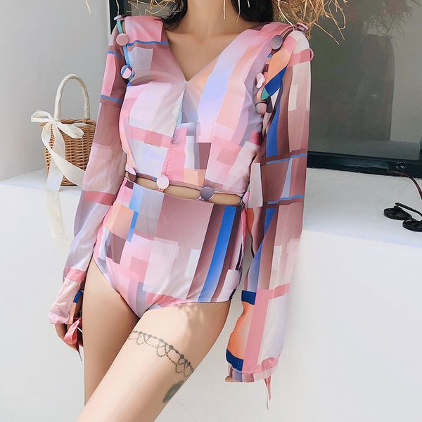 swimwear women one piece large size 1 swimsuit korean swim wear woman celebrity ancient buttons long sleeve patchwork polyester, White;black
swimwear women one piece large size 1 swimsuit korean swim wear woman celebrity ancient buttons long sleeve patchwork polyester, White;black