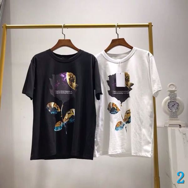 designer men's & women's t-shirt womens casual shirts with starry sky rose print fashion men breathable tshirt black and white siz, White;black
designer men's & women's t-shirt womens casual shirts with starry sky rose print fashion men breathable tshirt black and white siz, White;black