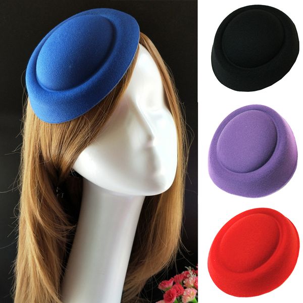 diy craft wedding hostess felt mini hair accessories millinery pillbox hat hairclip beret fascinator base women retro fascinator, Blue;gray
diy craft wedding hostess felt mini hair accessories millinery pillbox hat hairclip beret fascinator base women retro fascinator, Blue;gray