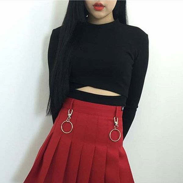 summer slim cropped women bandage long sleeve t-shirt ladies cotton black hollow out shirt female, White
summer slim cropped women bandage long sleeve t-shirt ladies cotton black hollow out shirt female, White