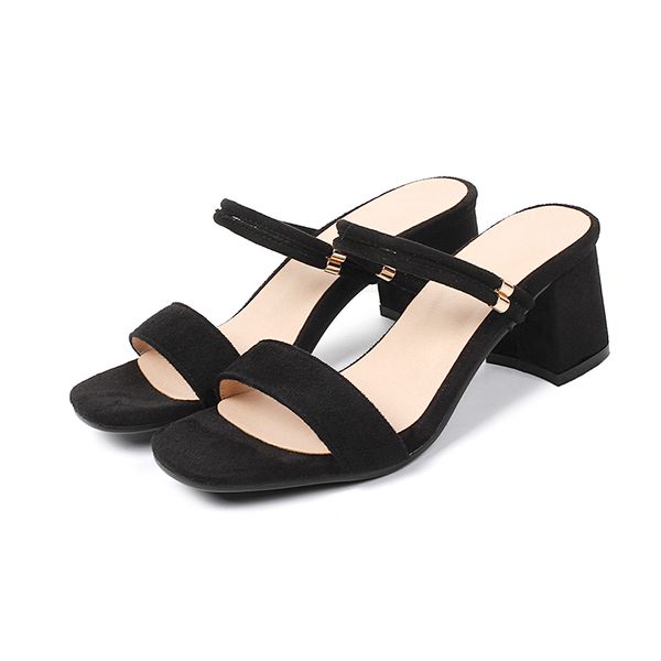 spring summer new suede women's slippers 6cm thick heel sandals slippers outdoor comfortable women's shoes size 34-43, Black
spring summer new suede women's slippers 6cm thick heel sandals slippers outdoor comfortable women's shoes size 34-43, Black