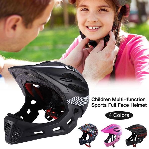child riding safety accessories children multi-function safety sports full face helmet with taillights for cycling skating
child riding safety accessories children multi-function safety sports full face helmet with taillights for cycling skating