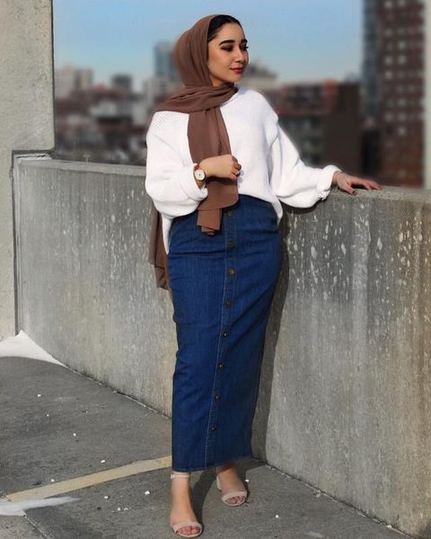 wepbel high waist long stretch skits women muslim pencil skirt skinny button denim bodycon sheath skirt islamic clothing, Black
wepbel high waist long stretch skits women muslim pencil skirt skinny button denim bodycon sheath skirt islamic clothing, Black