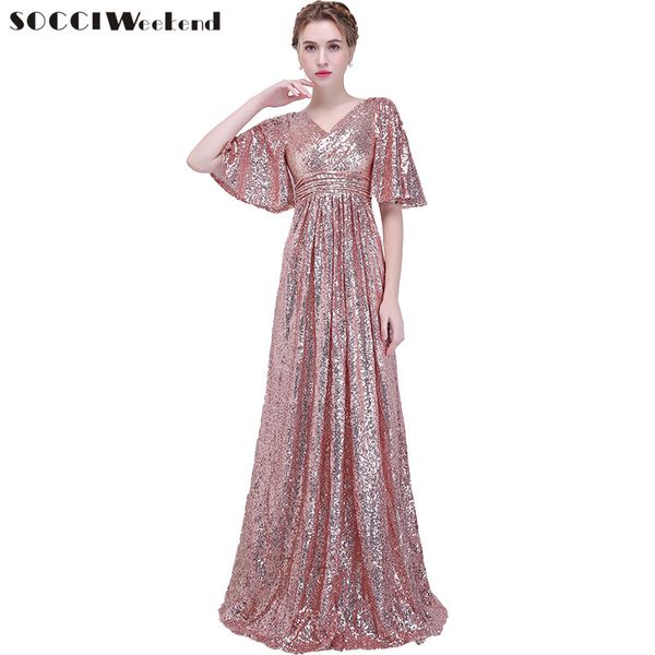 socci new banquet evening dress simple rose sequins elegant deep v plus size long prom party gown formal dresses robe de soire, White;black
socci new banquet evening dress simple rose sequins elegant deep v plus size long prom party gown formal dresses robe de soire, White;black