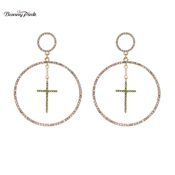 banny pink large rhinestone geometric round circle stud earrings for women chunky crystal cross pendant christian earrings gift, Golden;silver
banny pink large rhinestone geometric round circle stud earrings for women chunky crystal cross pendant christian earrings gift, Golden;silver