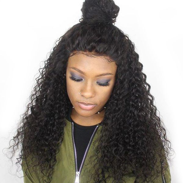 kinky curly lace front human hair wigs for women bleached knots lace wig frontal pre plucked 13*4 lace frontal wigs, Black;brown
kinky curly lace front human hair wigs for women bleached knots lace wig frontal pre plucked 13*4 lace frontal wigs, Black;brown