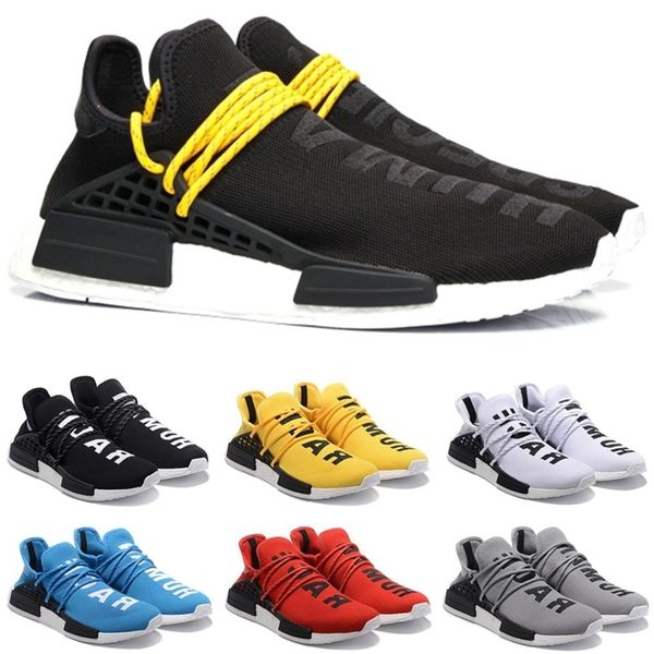 human race running shoes men women pharrell williams hu runner yellow black white red grey blue athletic sport sneaker size 36-47 
human race running shoes men women pharrell williams hu runner yellow black white red grey blue athletic sport sneaker size 36-47