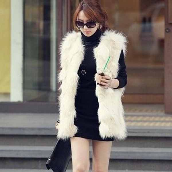 furry 2019 winter women's faux fur coat artificial fur vest furry vests femme jackets plus size fake gilet z21, Black
furry 2019 winter women's faux fur coat artificial fur vest furry vests femme jackets plus size fake gilet z21, Black