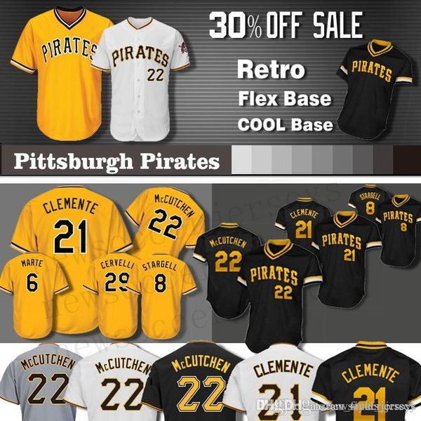 Pirates jersey Pittsburgh 1 Roberto Clemente Men 22 Andrew Stargell Majestic 29 Francisco Cervelli 6 Starling Marte Baseball Jerseys Kent
Pirates jersey Pittsburgh 1 Roberto Clemente Men 22 Andrew Stargell Majestic 29 Francisco Cervelli 6 Starling Marte Baseball Jerseys Kent