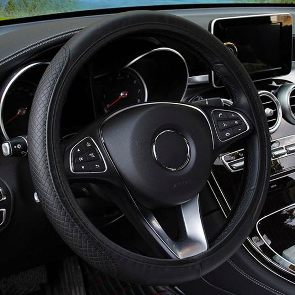 car auto steering wheel cover glove microfiber breathable anti-slip 15''/38cm
car auto steering wheel cover glove microfiber breathable anti-slip 15''/38cm