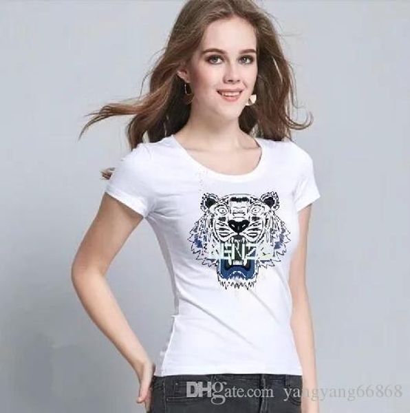 2019 summer brand t shirt for women luxury designer shirts lady summer beach clothing short sleeve tees vacation casual tshirt, White
2019 summer brand t shirt for women luxury designer shirts lady summer beach clothing short sleeve tees vacation casual tshirt, White