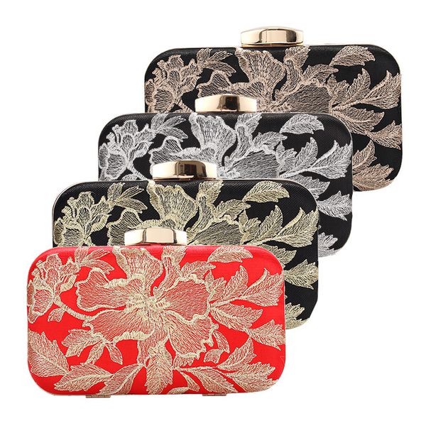 female evening bag european american high-end beaded embroidery banquet clutch bag dress evening bridal handbag
female evening bag european american high-end beaded embroidery banquet clutch bag dress evening bridal handbag