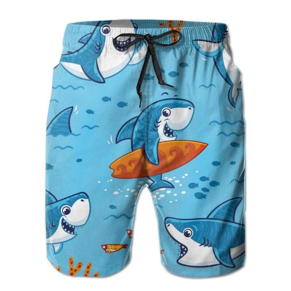 men's beach short swim shorts underwater cute cartoon sharks surfing maillot de bain sport men's board shorts swimwear, White;black
men's beach short swim shorts underwater cute cartoon sharks surfing maillot de bain sport men's board shorts swimwear, White;black