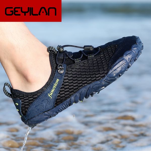 mesh swimming sneakers outdoor sports diving water shoes men women beach surfing slippers quick-drying upstream braathable shoes, Black 
mesh swimming sneakers outdoor sports diving water shoes men women beach surfing slippers quick-drying upstream braathable shoes, Black