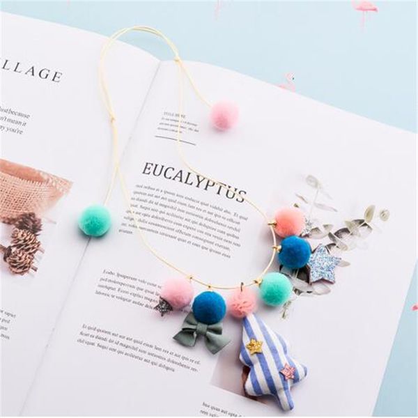 korea handmade cute plush ball fabric cream bowknot star children necklace for girls kids apparel accessories-hzpr, Silver
korea handmade cute plush ball fabric cream bowknot star children necklace for girls kids apparel accessories-hzpr, Silver
