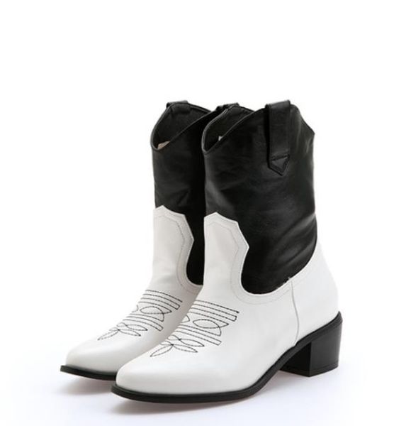 small big size 33 to 42 to 49 women fashion mix colors chunky heel cowboy boots mid calf booties designer shoes, Black
small big size 33 to 42 to 49 women fashion mix colors chunky heel cowboy boots mid calf booties designer shoes, Black