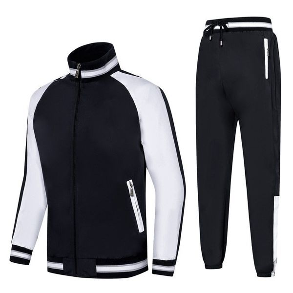 Mens 2019 Luxury Designer Clothes Length Sleeve Embroidery Black White Double Color Stitching Panelled Men Tracksuit
Mens 2019 Luxury Designer Clothes Length Sleeve Embroidery Black White Double Color Stitching Panelled Men Tracksuit
