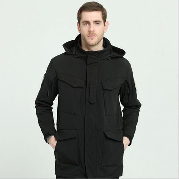 mens winter outdoor riding windproof warm waterproof tactical jacket hiking camping training climbing soft shell hooded m65 coat, Blue;black
mens winter outdoor riding windproof warm waterproof tactical jacket hiking camping training climbing soft shell hooded m65 coat, Blue;black