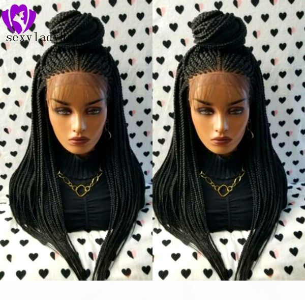elling black wig with baby hair box braided wig high tempeprature fiber glueless synthetic lace front wig long hair lace wigs, Black;brown
elling black wig with baby hair box braided wig high tempeprature fiber glueless synthetic lace front wig long hair lace wigs, Black;brown