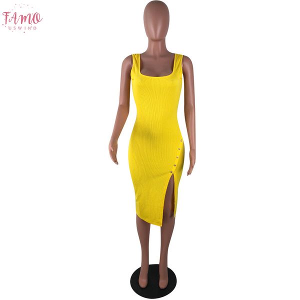 2019 new women spaghetti strap sleeveless casual dresses spit bodycon midi dress office lady party dresses vestido lm9065, Black;gray
2019 new women spaghetti strap sleeveless casual dresses spit bodycon midi dress office lady party dresses vestido lm9065, Black;gray