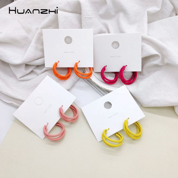 huanzhi new design colorful big circle simple multilayer trendy geometric round hoop earrings for women girls party jewelry gift, Golden;silver
huanzhi new design colorful big circle simple multilayer trendy geometric round hoop earrings for women girls party jewelry gift, Golden;silver