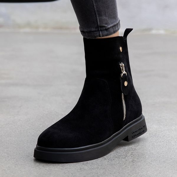 ribetrini new ladies 2019 concise zipper decorating fur shoes woman elegant black ankle boots winter warm boots women
ribetrini new ladies 2019 concise zipper decorating fur shoes woman elegant black ankle boots winter warm boots women
