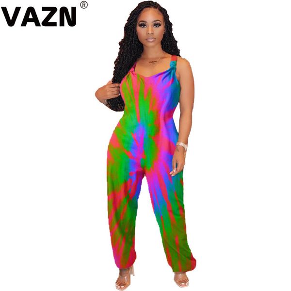 vazn casual 2020 summer lady 4 color sprint long jumpsuit spaghetti strap loose jumpsuit daily colorful chic rompers, Black;white
vazn casual 2020 summer lady 4 color sprint long jumpsuit spaghetti strap loose jumpsuit daily colorful chic rompers, Black;white