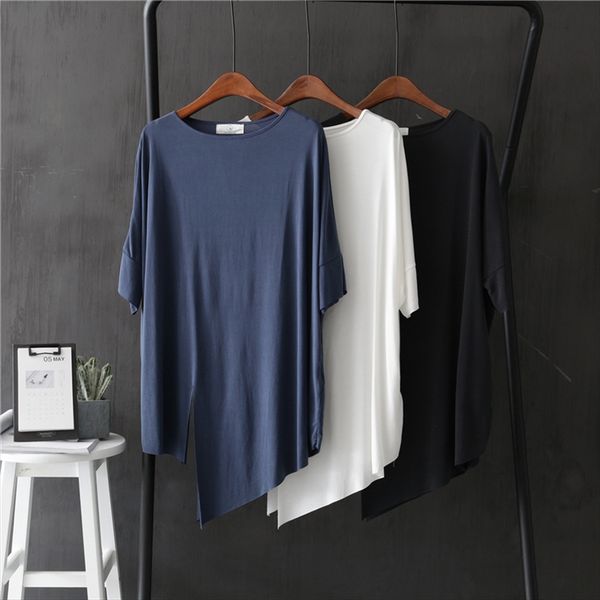 copper ammonia irregular short-sleeved t- female simple lazy wind swing fork smooth half-sleeve shirt shirt, White
copper ammonia irregular short-sleeved t- female simple lazy wind swing fork smooth half-sleeve shirt shirt, White