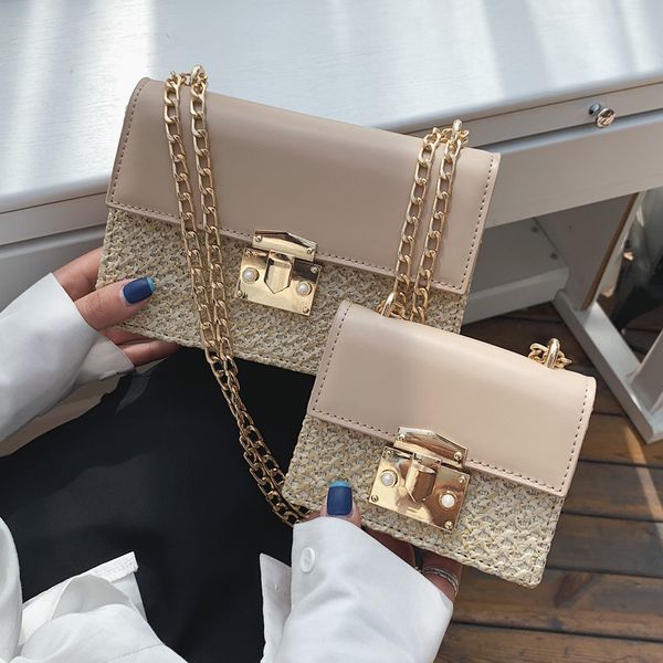 flip small square bag 2019 summer fashion new straw women's designer handbag lock chain shoulder messenger bags j190703
flip small square bag 2019 summer fashion new straw women's designer handbag lock chain shoulder messenger bags j190703
