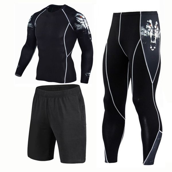gym tights sports men's compression sportswear suits training clothes suits workout jogging sports clothing tracksuit dry fit, Black;blue
gym tights sports men's compression sportswear suits training clothes suits workout jogging sports clothing tracksuit dry fit, Black;blue