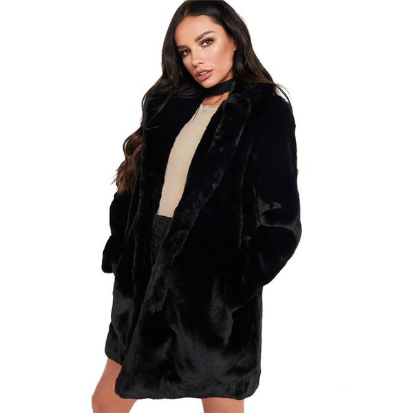 winter warm teddy bear faux fur coat jacket women casual slim fit fluffy vintage outerwear fashion jumper, Black
winter warm teddy bear faux fur coat jacket women casual slim fit fluffy vintage outerwear fashion jumper, Black