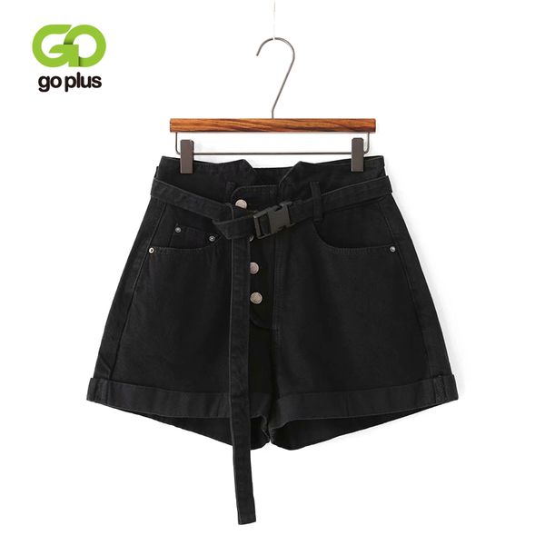 goplus summer shorts women vintage casual black buttons sashes denim high waist mini shorts feminino straight c7530, White;black
goplus summer shorts women vintage casual black buttons sashes denim high waist mini shorts feminino straight c7530, White;black