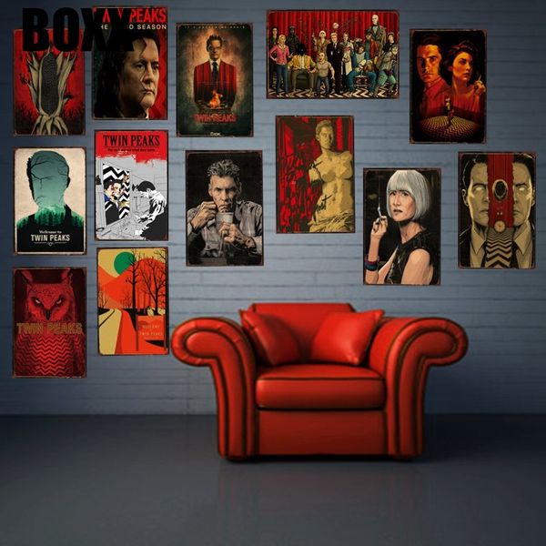2020 twin peaks movie tin sign metal plate iron painting classic music kids living room wall bar coffee home art craft decor 30x20cm
2020 twin peaks movie tin sign metal plate iron painting classic music kids living room wall bar coffee home art craft decor 30x20cm