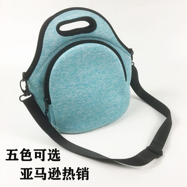 2020 summer new lunch bag shoulder strap lunch box bag neoprene diving material insulation, Blue;pink
2020 summer new lunch bag shoulder strap lunch box bag neoprene diving material insulation, Blue;pink