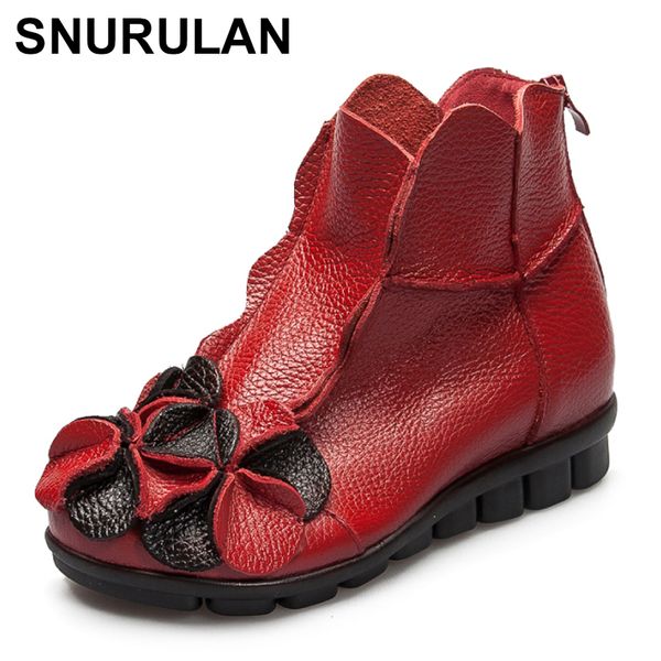 snurulan women's genuine leather ankle boots; vintage handmade shoes with flowers; retro style cowboy boots; non-slip warm boot, Black
snurulan women's genuine leather ankle boots; vintage handmade shoes with flowers; retro style cowboy boots; non-slip warm boot, Black