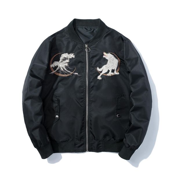 2019 spring and autumn new style national trends coat men's embroidered jacket couples pilots jacket, Black;brown
2019 spring and autumn new style national trends coat men's embroidered jacket couples pilots jacket, Black;brown