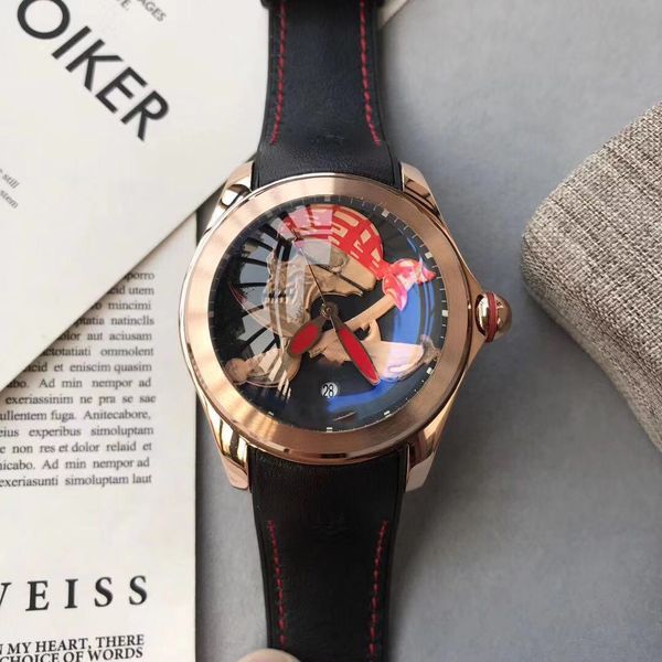 men's watch 43mm fashionable high-grade dial with pirate design automatic mechanical watch, calendar new mechanical watch, Slivery;brown
men's watch 43mm fashionable high-grade dial with pirate design automatic mechanical watch, calendar new mechanical watch, Slivery;brown