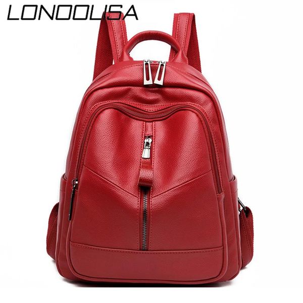 new women leather backpacks female vintage bagpack sac a dos ladies school bags for girls casual travel backpack daypack mochila
new women leather backpacks female vintage bagpack sac a dos ladies school bags for girls casual travel backpack daypack mochila