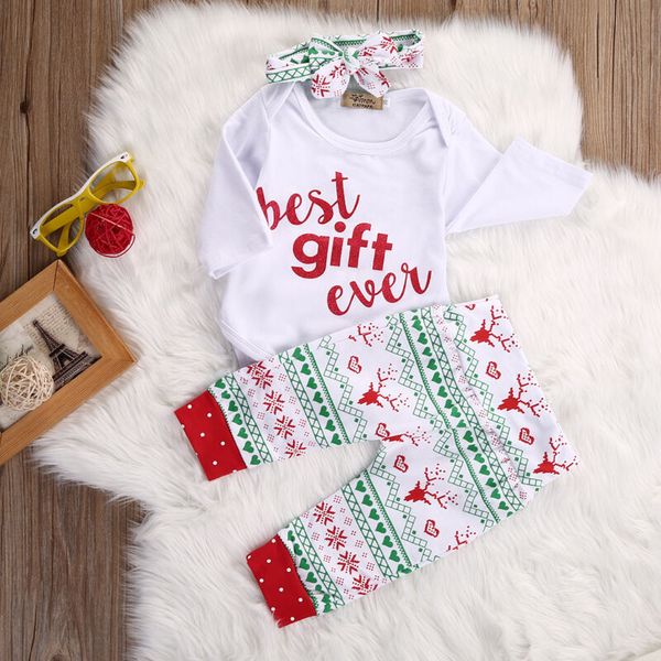 christmas reindeer snowflake baby boy girl outfits clothes romper leggings 3pcs, White
christmas reindeer snowflake baby boy girl outfits clothes romper leggings 3pcs, White