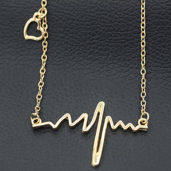 fashion short clavicle chain new frequency wave rose gold necklace dan389 mix order pendant necklaces, Silver
fashion short clavicle chain new frequency wave rose gold necklace dan389 mix order pendant necklaces, Silver