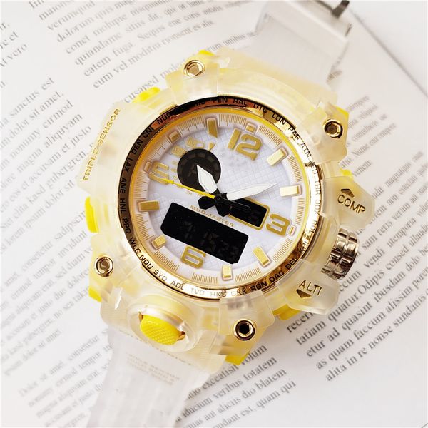 gwg1000 gxw56 outdoor sports quartz watch waterproof and shockproof led display transparent models ing, Slivery;brown
gwg1000 gxw56 outdoor sports quartz watch waterproof and shockproof led display transparent models ing, Slivery;brown