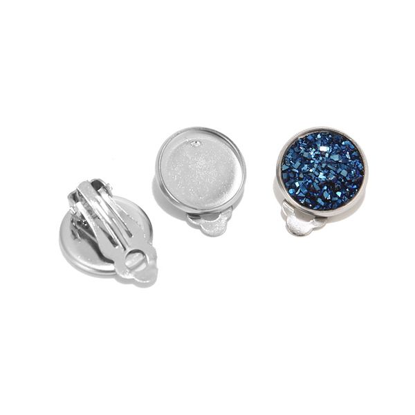 20pcs stainless steel round flat bezel tray earrings clips 8mm/10mm/12mm blank earring setting components for diy making, Blue;slivery
20pcs stainless steel round flat bezel tray earrings clips 8mm/10mm/12mm blank earring setting components for diy making, Blue;slivery