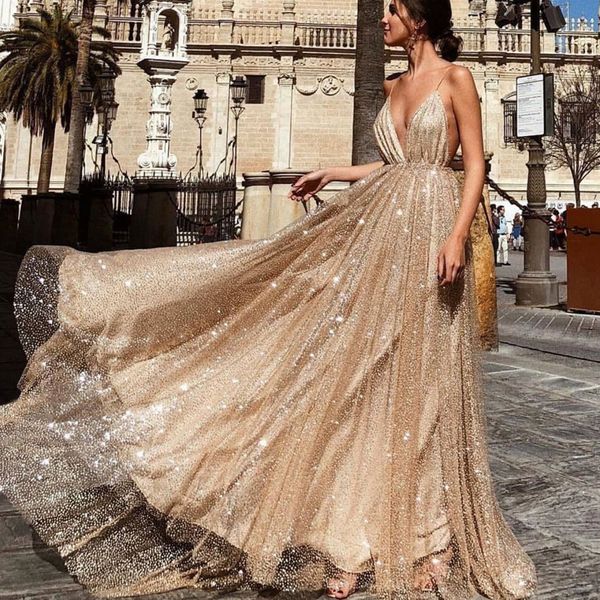 sparkly sequins evening dresses 2019 deep v neck sleeveless floor length party dresses girls pageant dresses prom gowns, Black;red
sparkly sequins evening dresses 2019 deep v neck sleeveless floor length party dresses girls pageant dresses prom gowns, Black;red