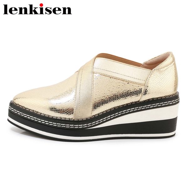 lenkisen natural leather pointed toe high heels wedges sewing shoes women shiny cozy breathable deep mouth slip on pumps l32, Black
lenkisen natural leather pointed toe high heels wedges sewing shoes women shiny cozy breathable deep mouth slip on pumps l32, Black