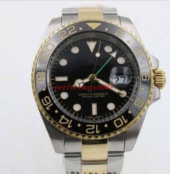 classic series luxury watches sapphire 40mm stainless black ceramic 116613 automatic sport mens watch men's wrist watches, Slivery;brown
classic series luxury watches sapphire 40mm stainless black ceramic 116613 automatic sport mens watch men's wrist watches, Slivery;brown