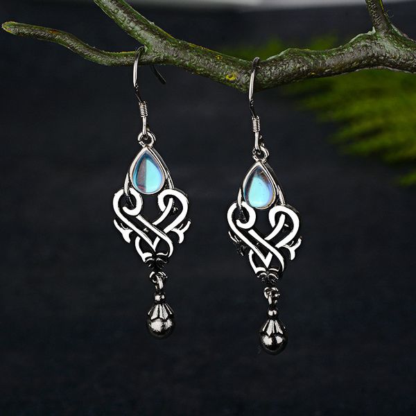 vintage women small dangle stone earrings antique silver color geometric carved drop earring ethnic indian jewelry boho dbe059
vintage women small dangle stone earrings antique silver color geometric carved drop earring ethnic indian jewelry boho dbe059
