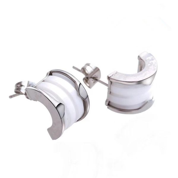 luxury designer jewelry women stud earrings black white ceramics fashion earrings stainless steel luxury designer earings, Golden;silver
luxury designer jewelry women stud earrings black white ceramics fashion earrings stainless steel luxury designer earings, Golden;silver