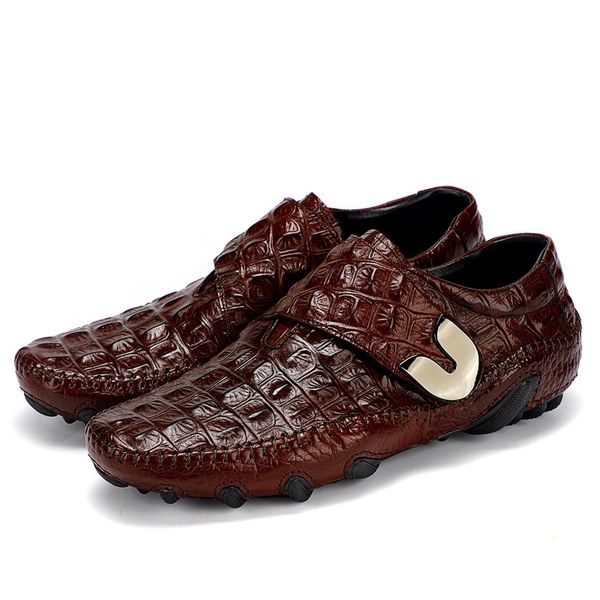 size 11 12 super recommand ocs loafers men casual shoes business man crocodile print full grain leather hook loop shoes four season, Black
size 11 12 super recommand ocs loafers men casual shoes business man crocodile print full grain leather hook loop shoes four season, Black